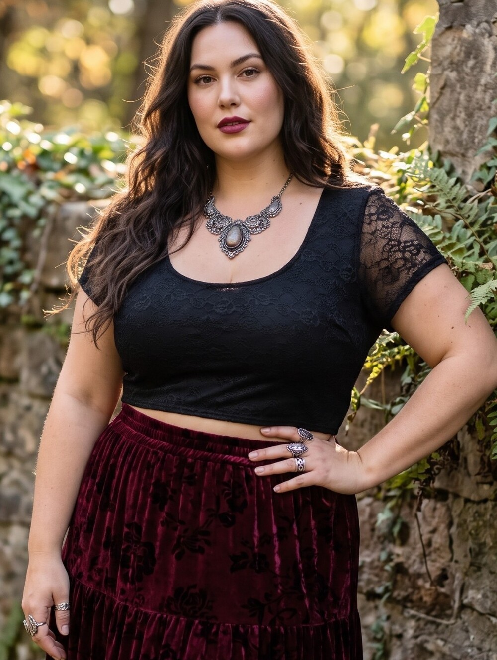 NWT Torrid Black Lace Crop Top Dark Romance Whimsigoth Gothic Boho